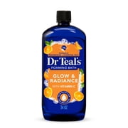 Dr Teal's Glow & Radiance Foaming Bath with Vitamin C and Citrus Essential Oils, 34 fl oz