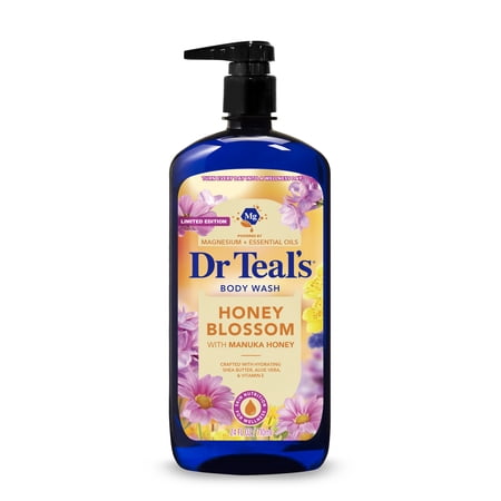 Dr Teal's Honey Blossom Body Wash with Manuka honey, 24 fl oz