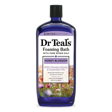 Dr Teal's Honey Blossom Foaming Bath with Honey & Essential Oils, 34 fl oz