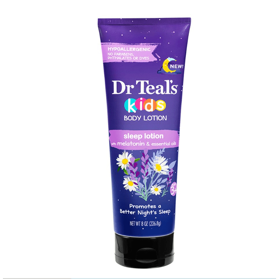 Dr Teal's Kids Body Lotion, Sleep Lotion with Melatonin & Essential Oils, 8 fl oz