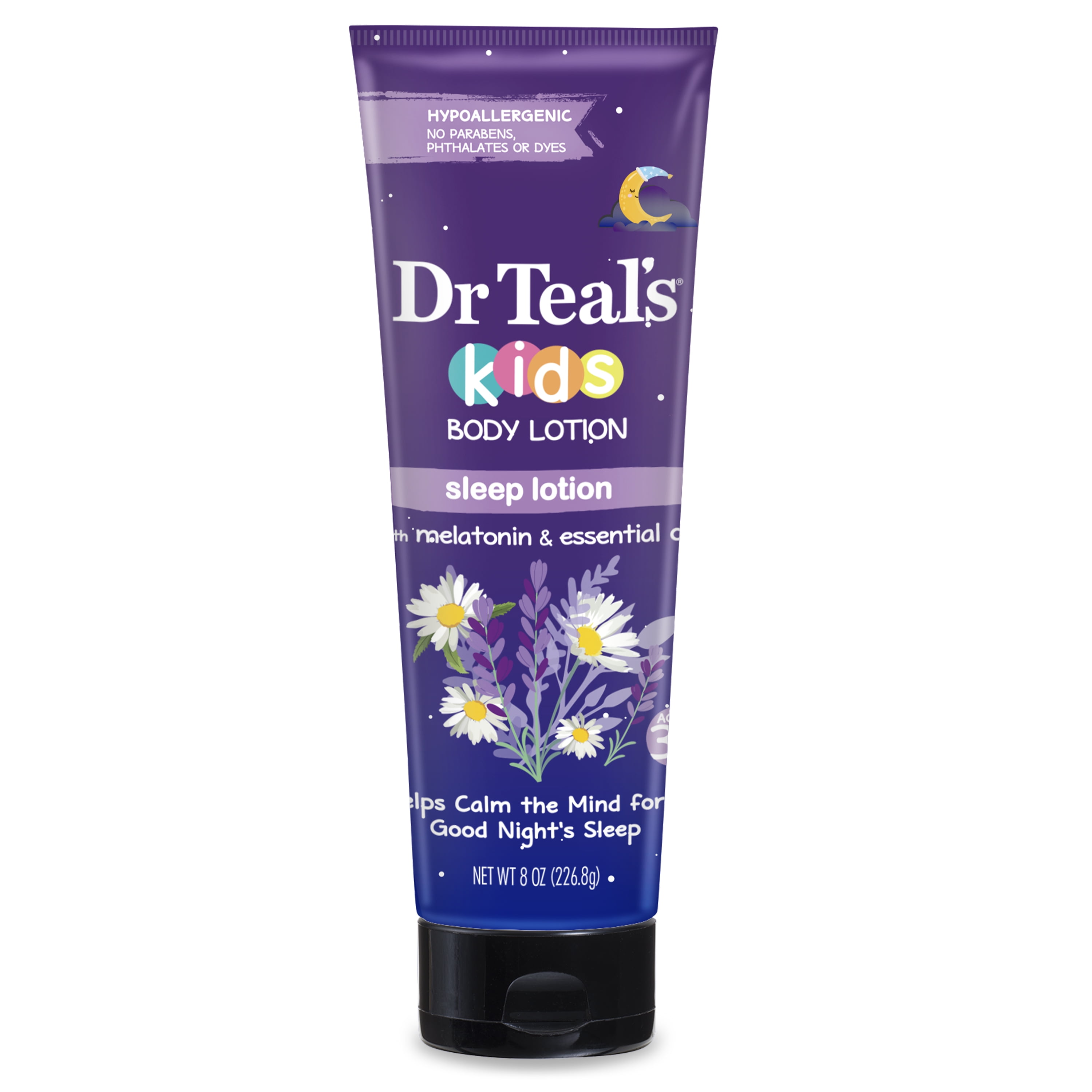 Dr Teal's Kids Sleep Body Lotion, Melatonin & Essential Oil Blend, 8 fl oz
