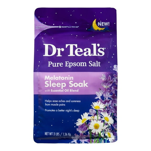 Dr. Teal's Melatonin Sleep Soak 3 Lbs (Pack of 2)
