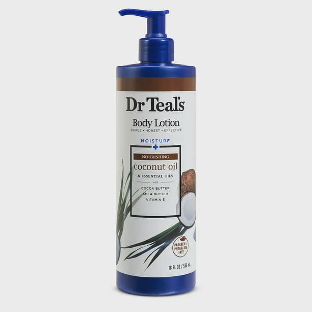 Dr Teal's Nourishing Body Lotion, Coconut Oil, 18 fl oz