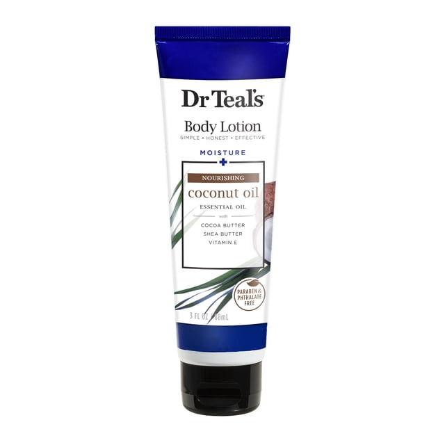 Body Cream Sticker Dr Teal's Vegan Nourishing Body Lotion, Coconut & Essential Oils ...