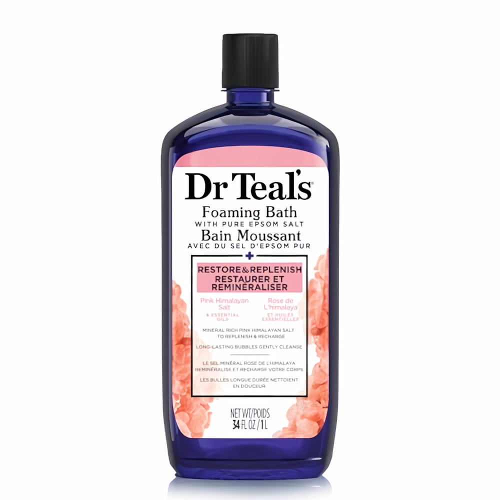 Dr Teal's Pink Himalayan Orange Foaming Bubble Bath 34 fl oz (Pack of 2)