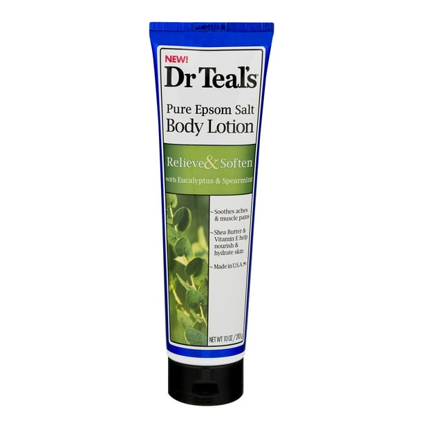 Dr Teal's Relieve & Soften Pure Epsom Salt Body Lotion with Eucalyptus