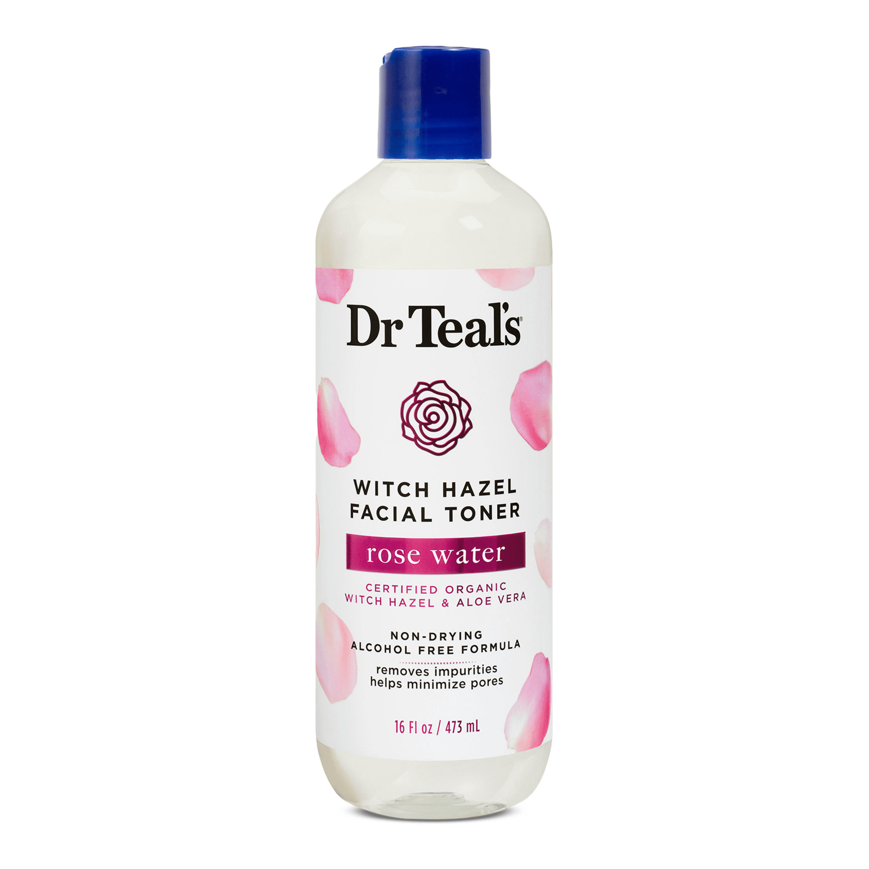 Dr Teal’s Rose Witch Hazel Facial Toner, 16 fl.oz.
