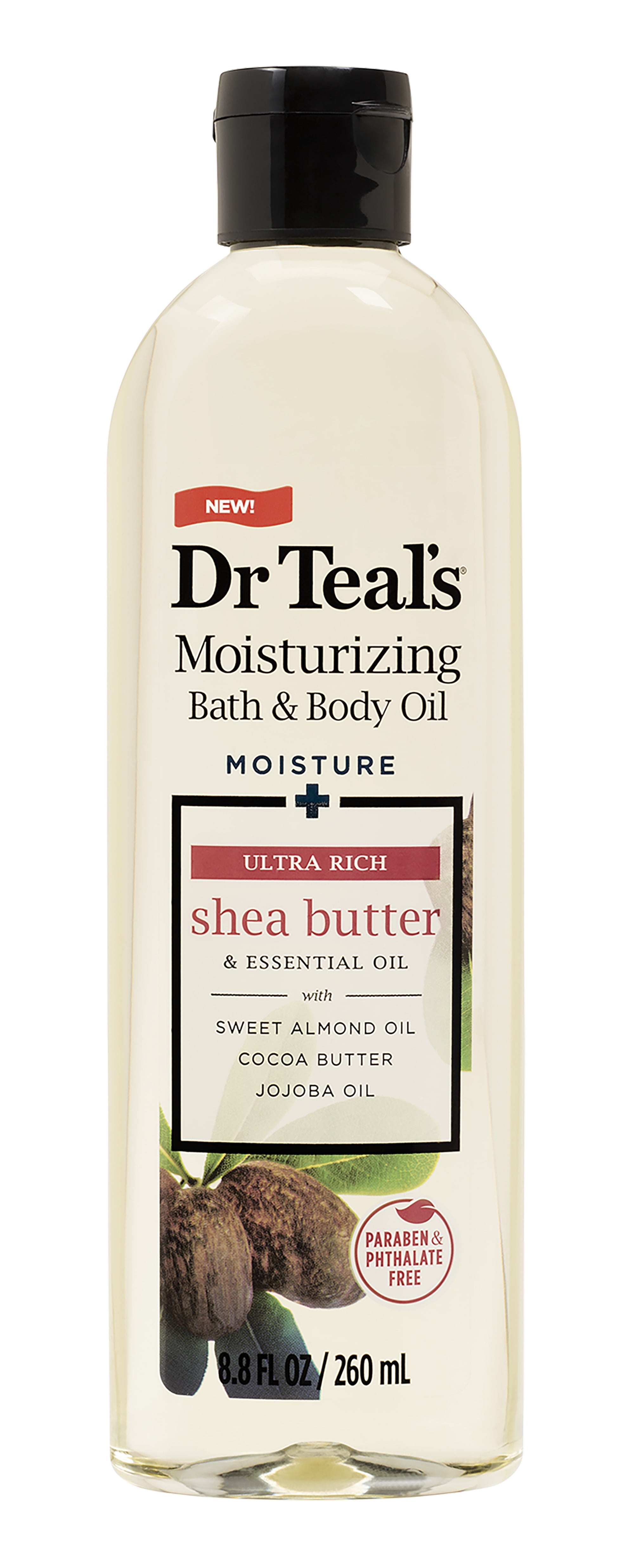 Dr Teal's Shea Butter Moisturizing Bath & Body Oil, 8.8 fl oz