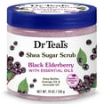 thumbnail image 1 of Dr Teal's Shea Sugar Body Scrub, Black Elderberry with Essential Oils, 19 oz, 1 of 11