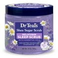 Dr Teal's Shea Sugar Sleep Body Scrub, Melatonin with Essential Oils
