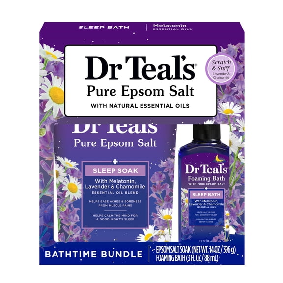 Dr Teal's Sleep Soak & Foaming Bath Set, 2 Pieces