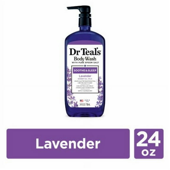 Dr Teal's Soothe & Sleep Body Wash with Pure Epsom Salt & Lavender 24 fl oz.
