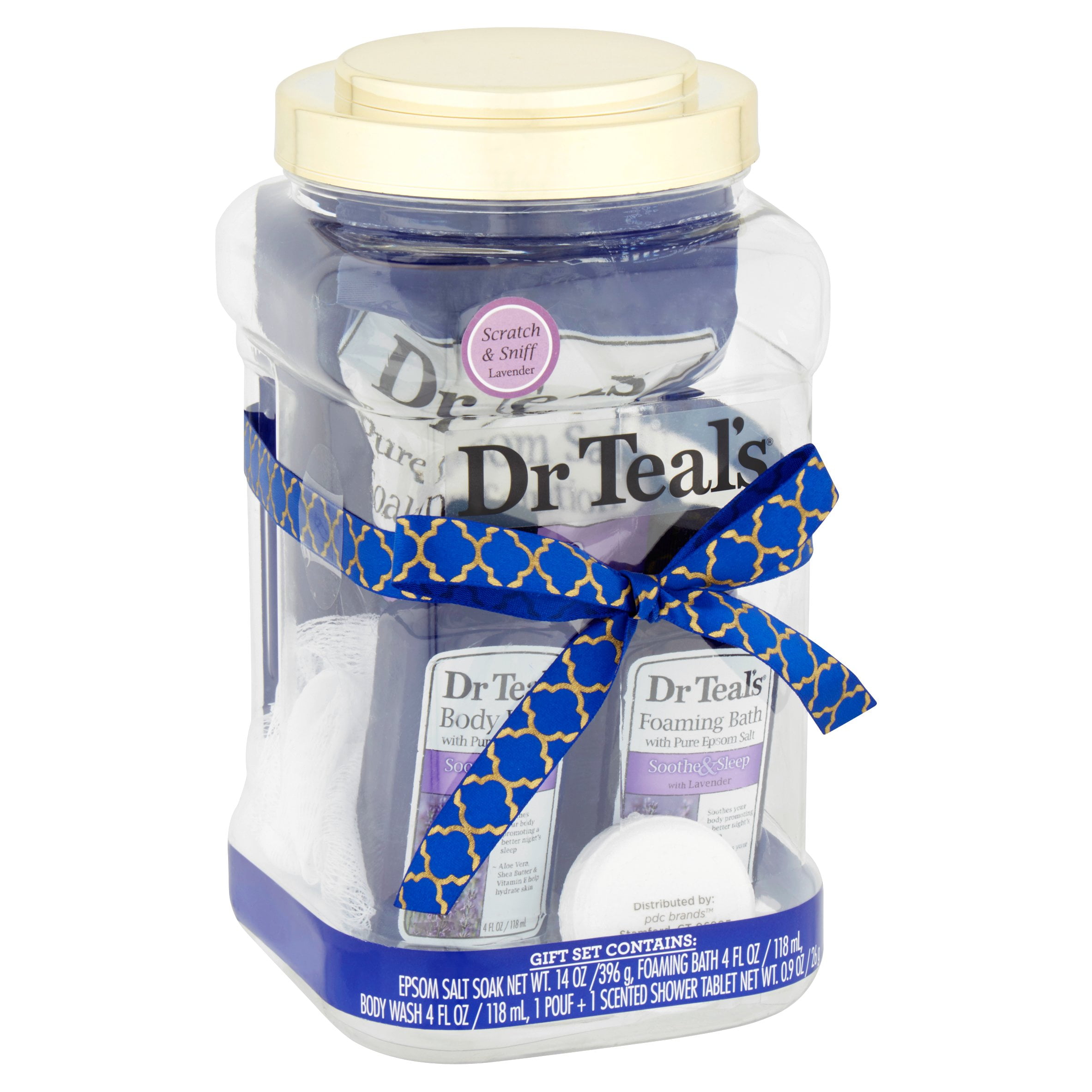 Dr Teal's Soothe & Sleep Lavender Bath Gift Set, 5 piece - Walmart.com