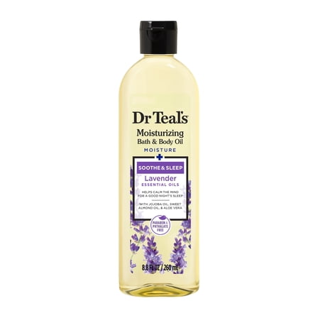 Dr Teal's Soothe & Sleep with Lavender Body and Bath Oil, 8.8 fl oz