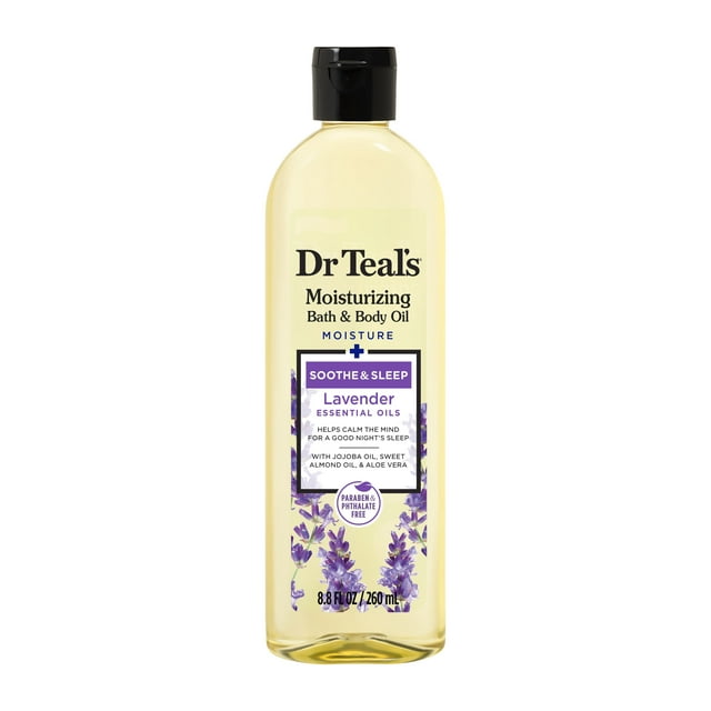 Dr Teal's Soothe & Sleep with Lavender Body and Bath Oil, 8.8 fl oz