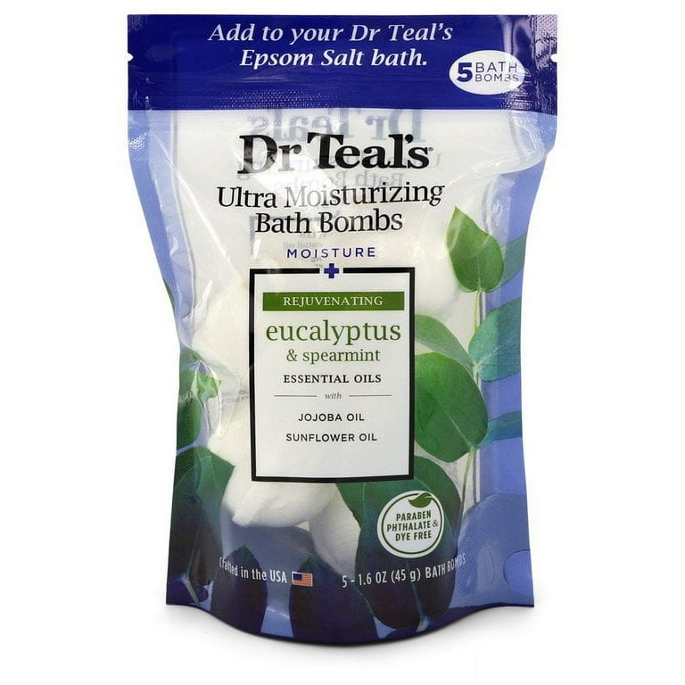 Dr Teal's Ultra Moisturizing Bath Bombs Five (5) 1.6 oz Dr Teal's Ultra Moisturizing Bath Bombs Five (5) 1.6 oz