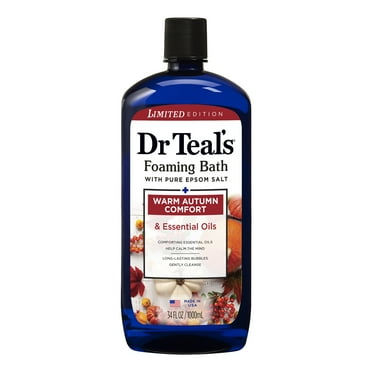 Dr Teal's Warm Autumn Comfort Foaming Bath, 34 fl.oz.