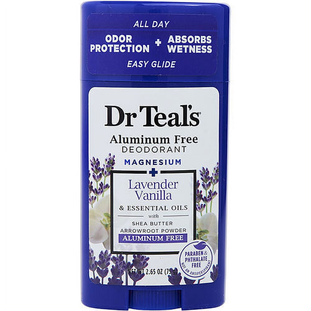 Dr. Teal's by Dr. Teal's Aluminum Free Deodorant Magnesium+ Lavender Vanilla & Essential Oils