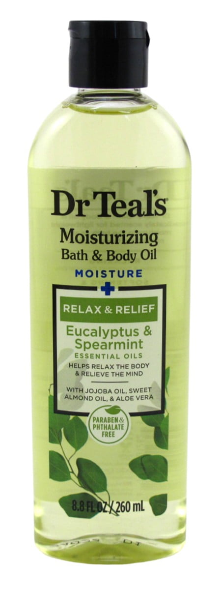 Dr Teals Bath & Body Oil Relax & Relief Eucalyptus 8.8oz (Pack of 3)
