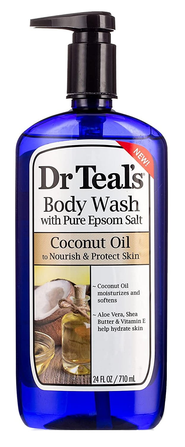 Dr Teals Body Wash Nourish & Protect Coconut Oil 24oz (Pack of 3)