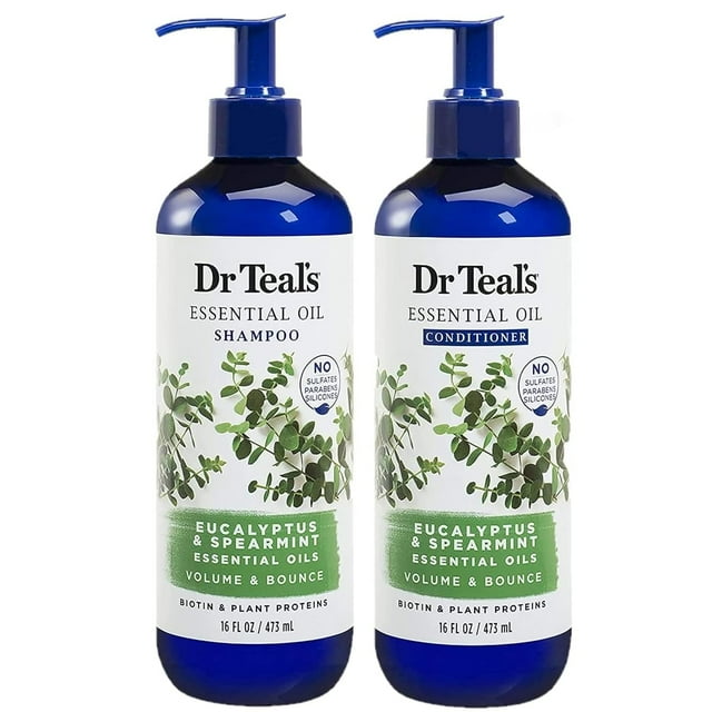 Dr. Teals Eucalyptus & Spearmint Shampoo & Conditioner Gift Set (2 Pack
