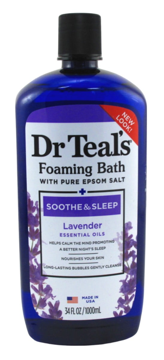 Dr Teals Foaming Bath Soothe & Sleep With Lavender 34oz (Pack of 3)