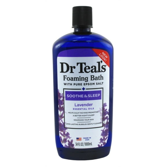 Dr Teals Foaming Bath Soothe & Sleep With Lavender 34oz (Pack of 3)