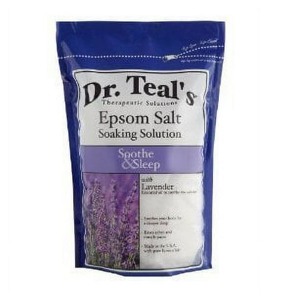 Dr Teals Lavender Epsom Salt - Soothe and Sleep - 3lbs - 1 bag