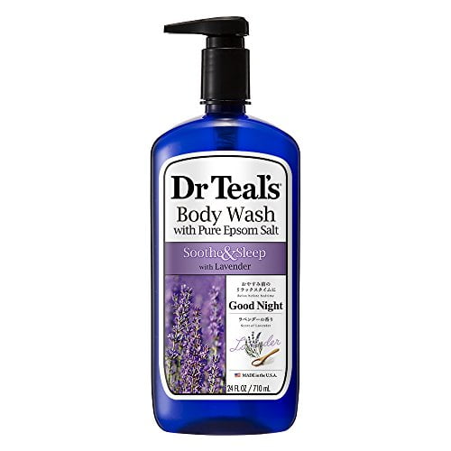 Dr Teals Pure Epsom Salt Body Wash Soother & Moisturize With Lavender 24 Ounce