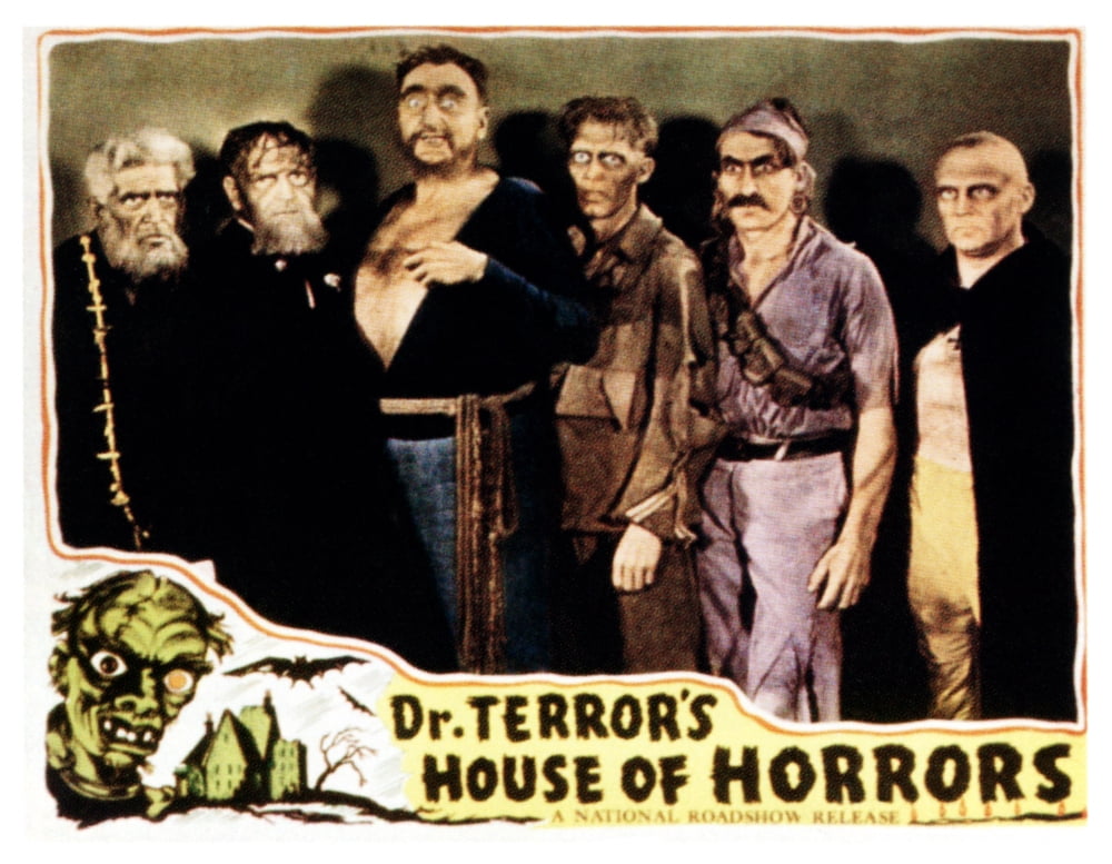 Dr TerrorS House Of Horrors Canvas Art - (28 x 22)