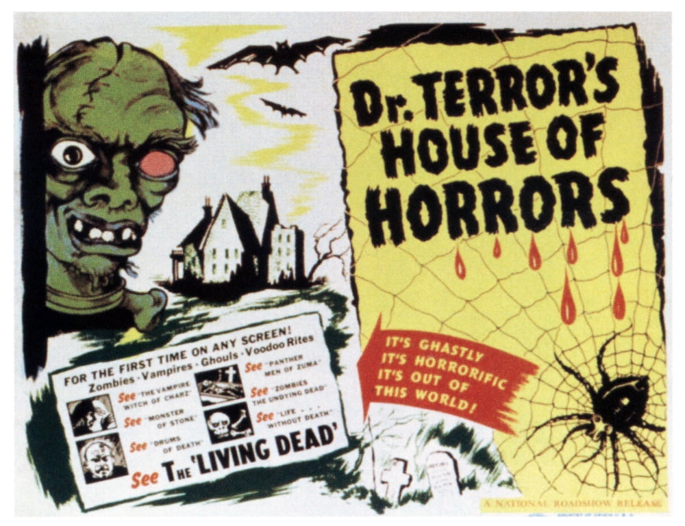 Dr TerrorS House Of Horrors Canvas Art - (28 x 22)