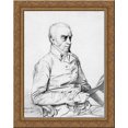 thumbnail image 1 of Dr. Thomas Church 24x20 Gold Ornate Wood Framed Canvas Art by Jean Auguste Dominique Ingres, 1 of 2