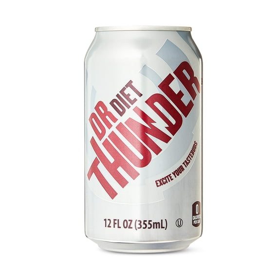 Dr Thunder Diet Cola Soda Pop, 12 fl oz, 1 Pack