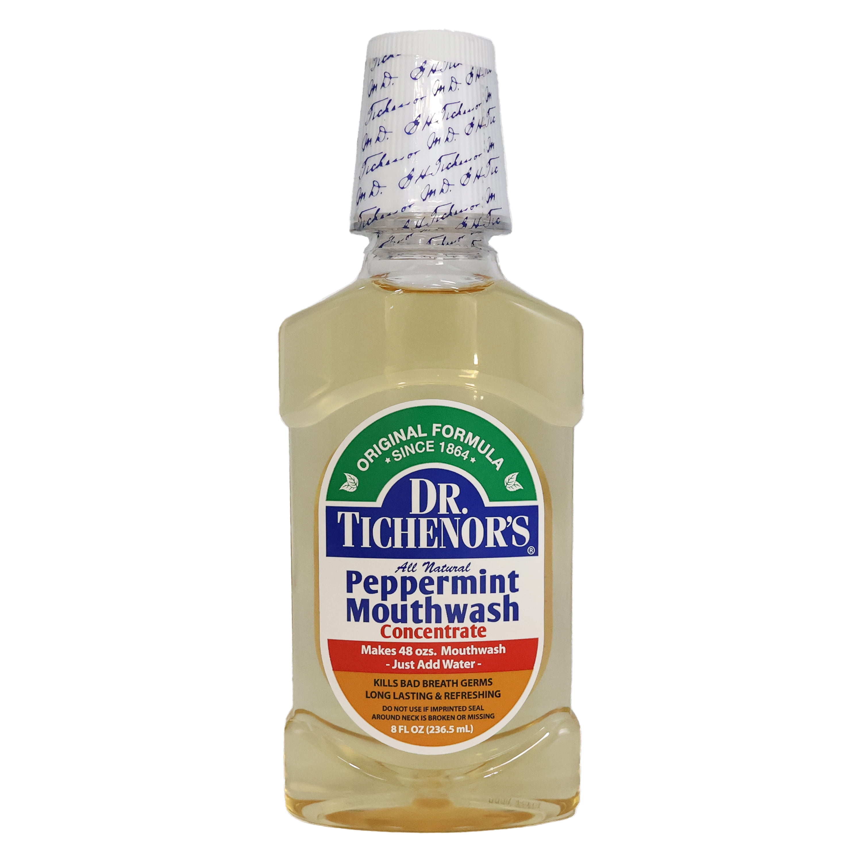 Dr. Tichenor's All Natural Peppermint Mouthwash, 8 Oz., Pack of 2