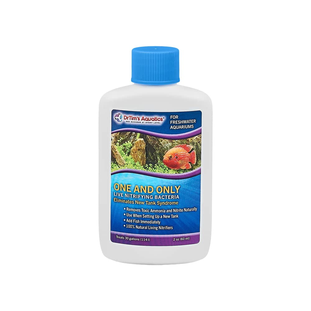 Dr.Tim’s Aquatics Freshwater One & Only Nitrifying Bacteria For New Fish Tanks, Aquariums
