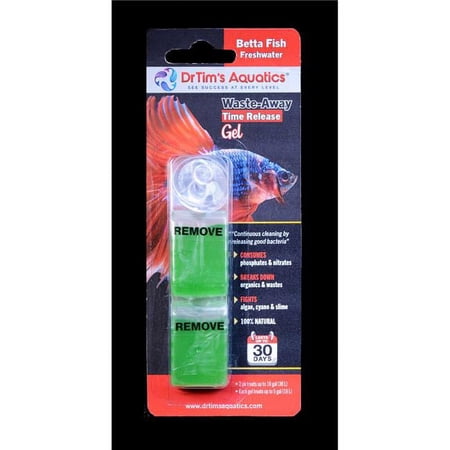 Dr. Tims 125045 Waste Away Fresh Water Betta Gel - Small