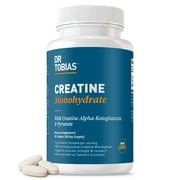 Dr. Tobias Creatine Monohydrate Pills | 5g Complex with Creatine Alpha-Ketoglutarate & Pyruvate | Muscle Strength, Energy & Recovery | 90 Tablets