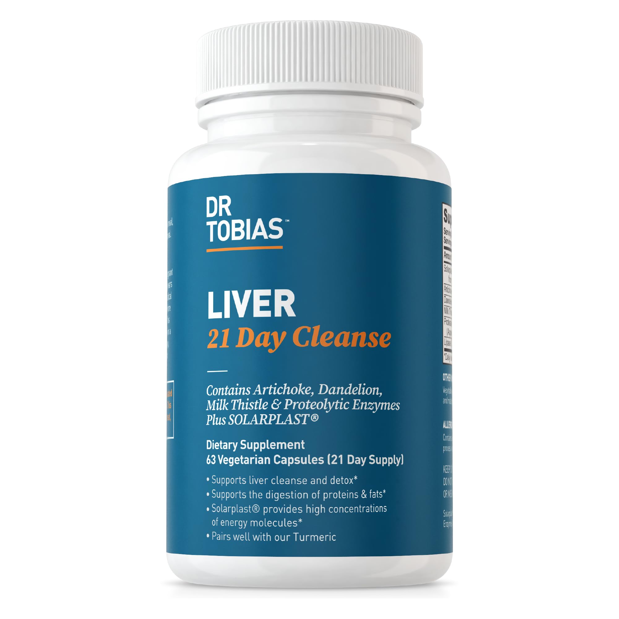 Dr. Tobias Liver 21 Day Cleanse, Herbal Liver Detox Cleanse with