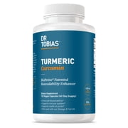 Dr. Tobias Turmeric Curcumin 1500mg with BioPerine   Extra Strength Supplement with 95% Curcuminoids for Joint Support, Overall Vitality & Immune Health, 120 Vegan Capsules, Non-GMO