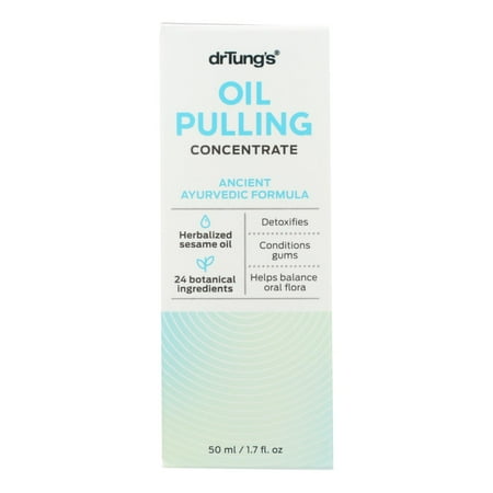 Dr. Tung’s Oil Pulling Concentrate, Ayurvedic Formula – Oral Care Blend, 1.7?fl?oz (50?ml)