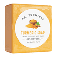 thumbnail image 1 of Dr. Turmeric Soap Bar | Face & Body Cleanser | Moisturizing | Lathering | Deep Cleansing | Evens Skin Tone | Refreshing Scent | Radiant Skin | 1 count pack of 1|, 1 of 5