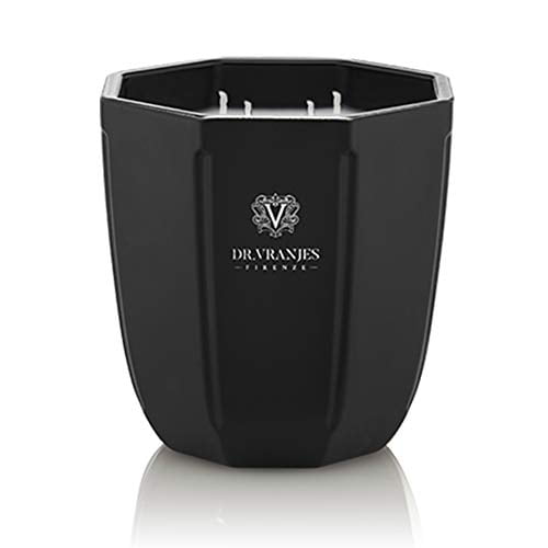 Tuscan Artisan Amber Scented 12" Glass Decorative Candle