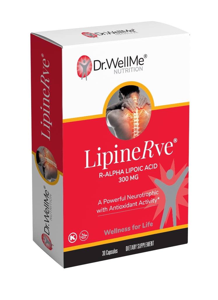 Dr.WellMe Lipinerve R Alpha Lipoic Acid 300mg Capsules Per Serving