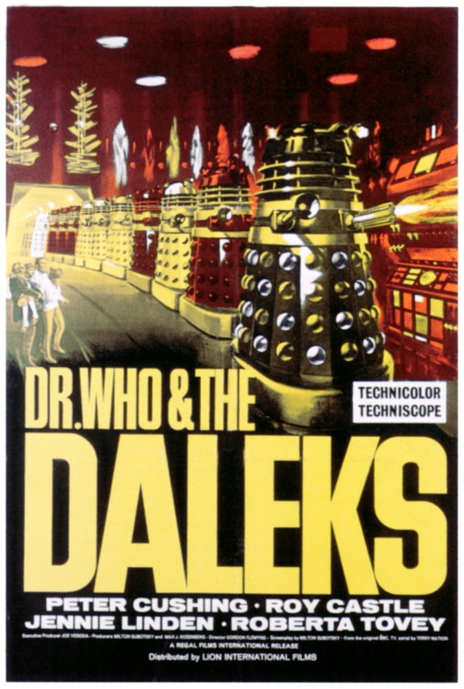 Dr Who And The Daleks Canvas Art - (24 x 36)