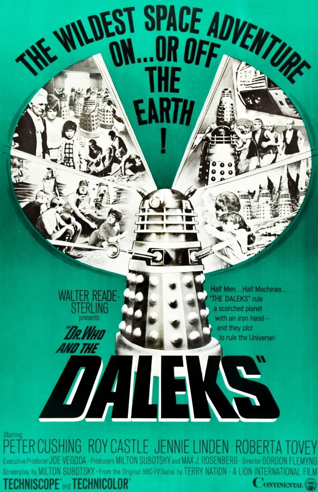 Dr Who And The Daleks Canvas Art - (24 x 36)