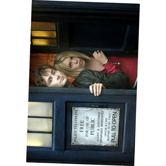 Dr. Who Movie Poster David Tennant Billie Piper Tardis Reprint 27inx40in 27x40 Square Adults Poster Time