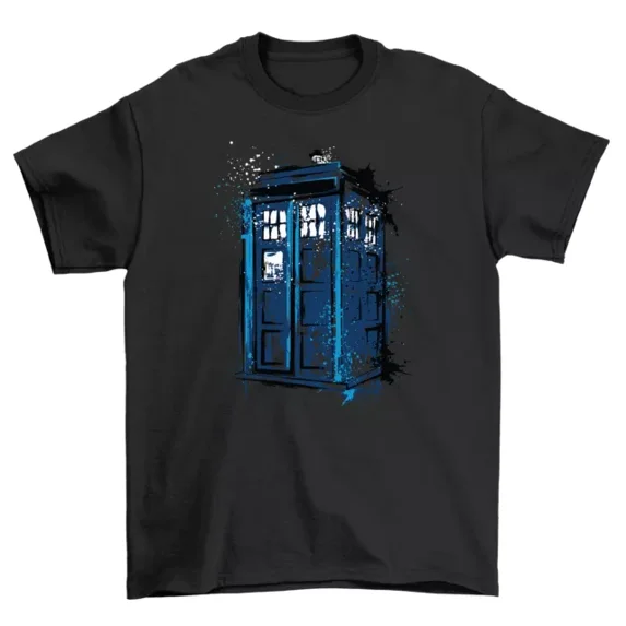 Dr. Who Tardis Distressed Tee - Timey Wimey & Stylish Funny Tee With The Iconic Unisex S-5XL Hot Trending Shirt, Vintage Birthday Gift