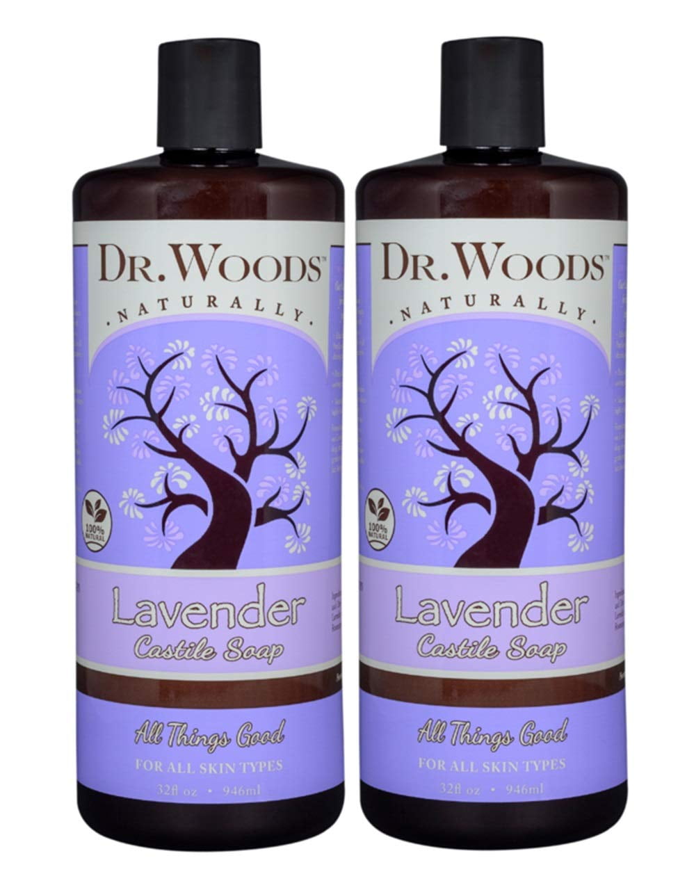 Dr. Woods Natural Pure Lavender Liquid Castile Soap, Vegan and ...