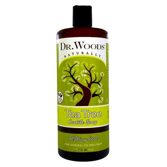 Dr. Woods Pure Castile Soap, Tea Tree 32 oz