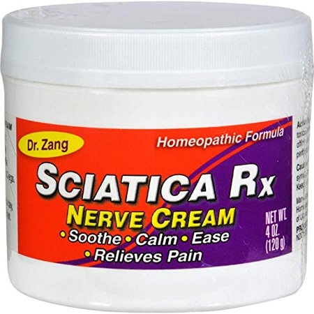 Dr. Zang Homeopathic Sciatica Rx Nerve Cream, 4 oz
